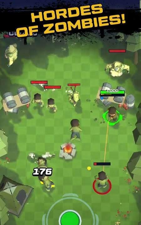 Zombite - Fight Zombies and Become the Hero gameplay preview