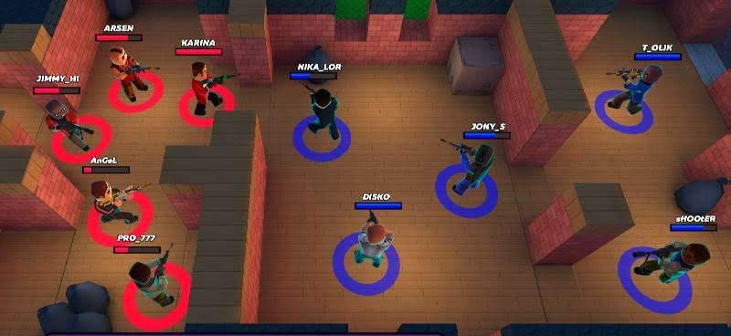 KUBOOM ARCADE: 3D online PvP shooter gameplay screenshot 4