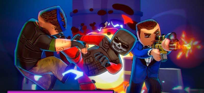 KUBOOM ARCADE: 3D online PvP shooter gameplay screenshot 1