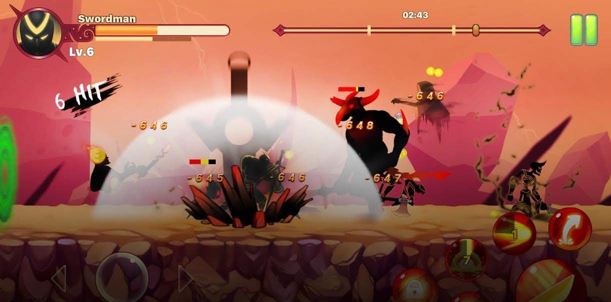 Stickman Ninja: Legends Warrior - Shadow Game RPG screenshot 1