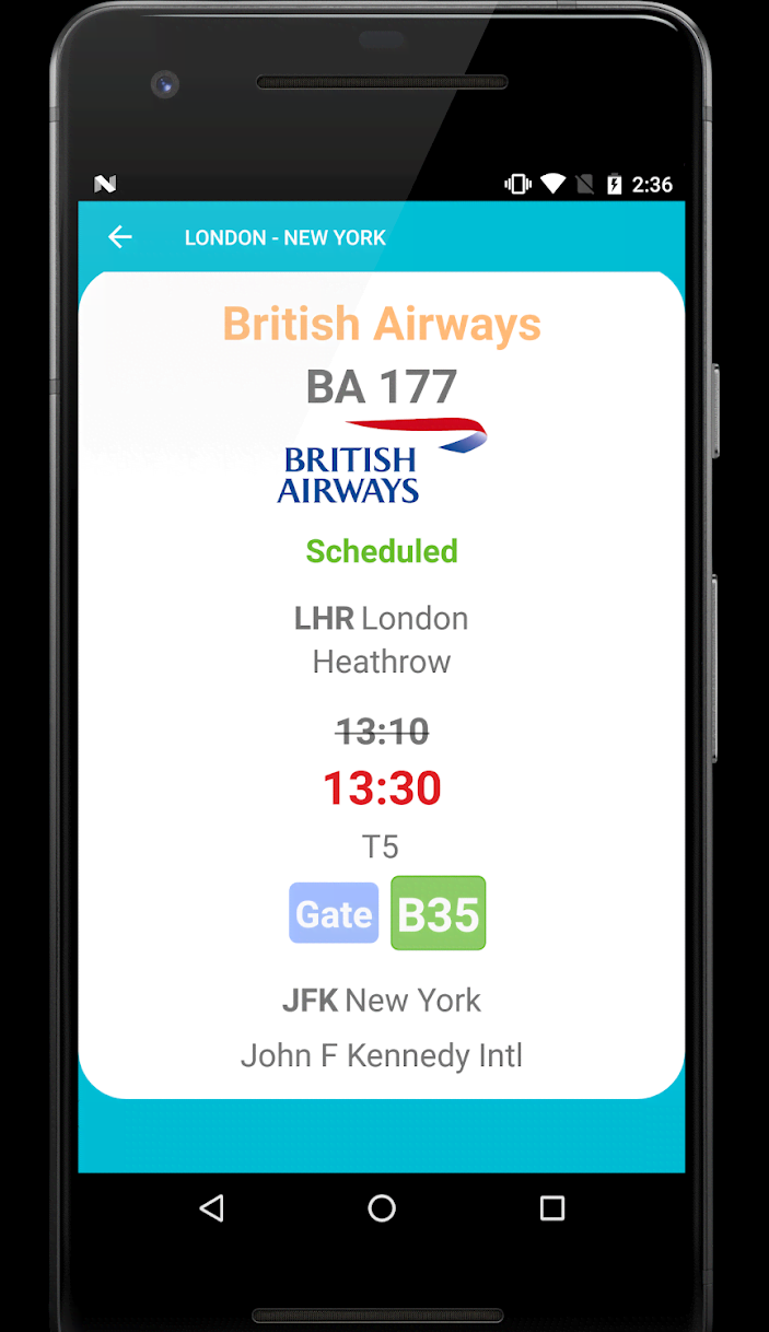 Flight Board screenshot 2