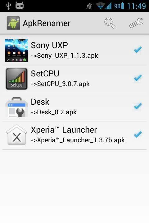 ApkRenamer Pro screenshot 1
