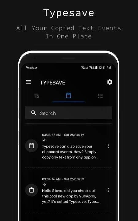 Typesave - System Draft Mode & Clipboard Manager screenshot 3