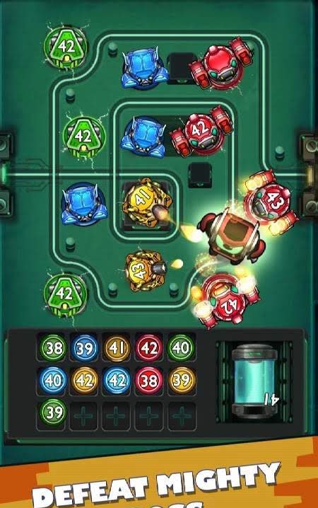 Cybershock: TD Idle & Merge screenshot 2