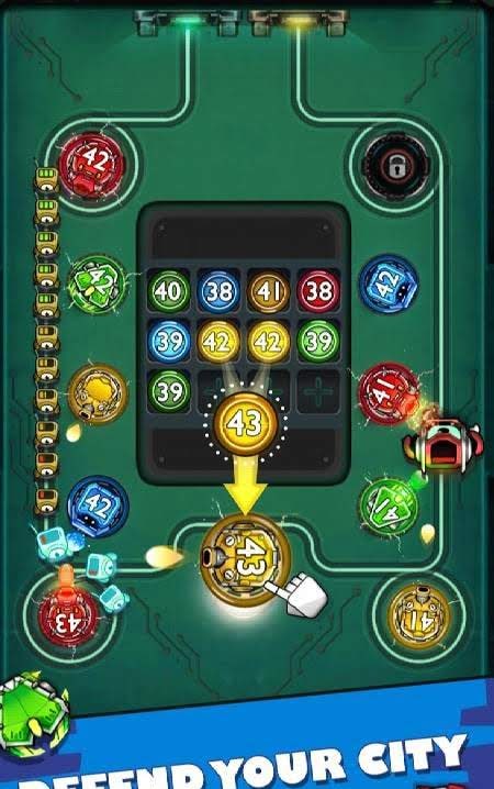 Cybershock: TD Idle & Merge screenshot 1