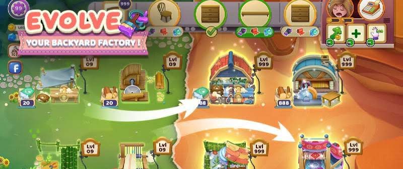 Craftory - Idle Factory & Home Design screenshot 2