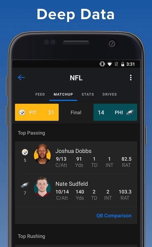 theScore: Live Sports Scores, News, Stats & Videos Screenshot 3
