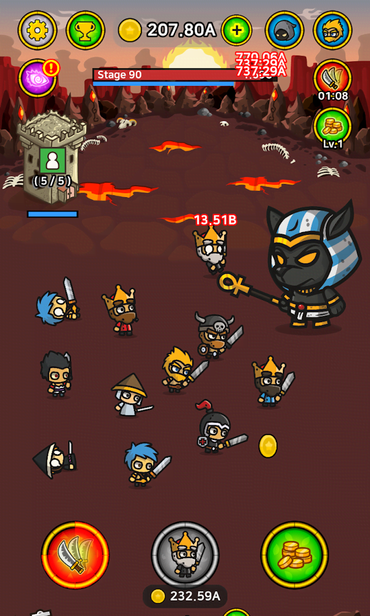 Merge Battle Heroes screenshot 3