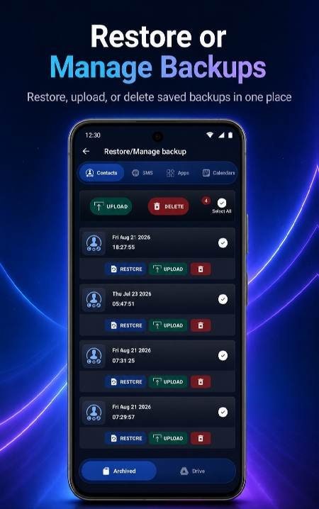 Backup and Restore All screenshot 4