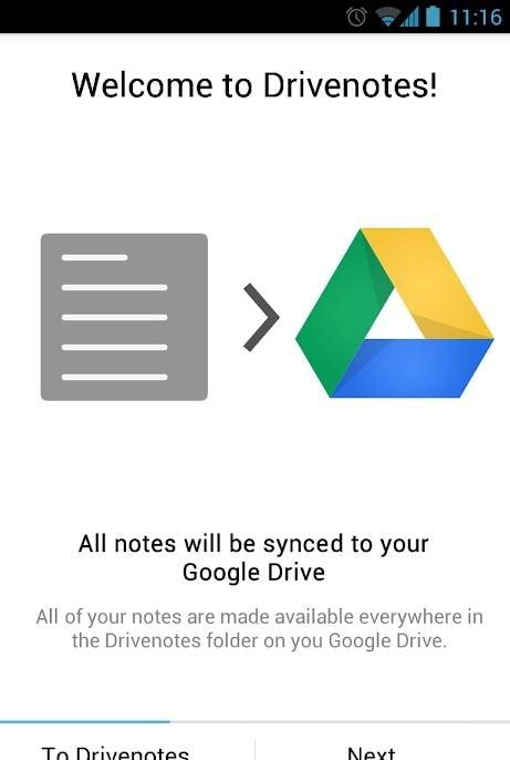 Drivenotes screenshot 1