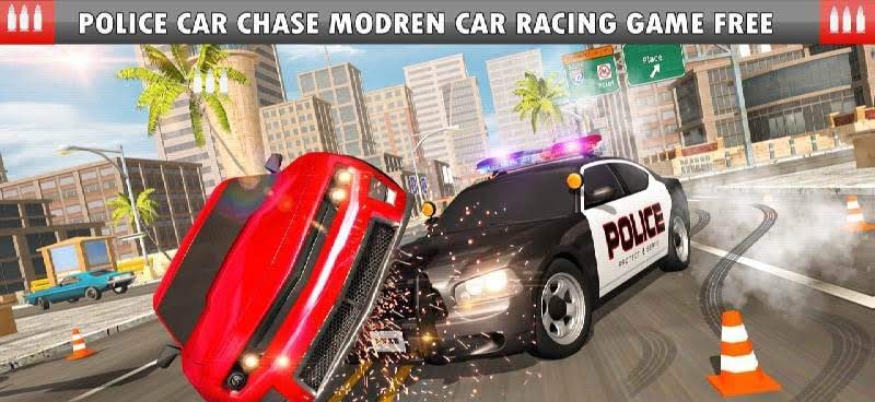 Police Car Chase: Modern Car Racing Games Free screenshot 3