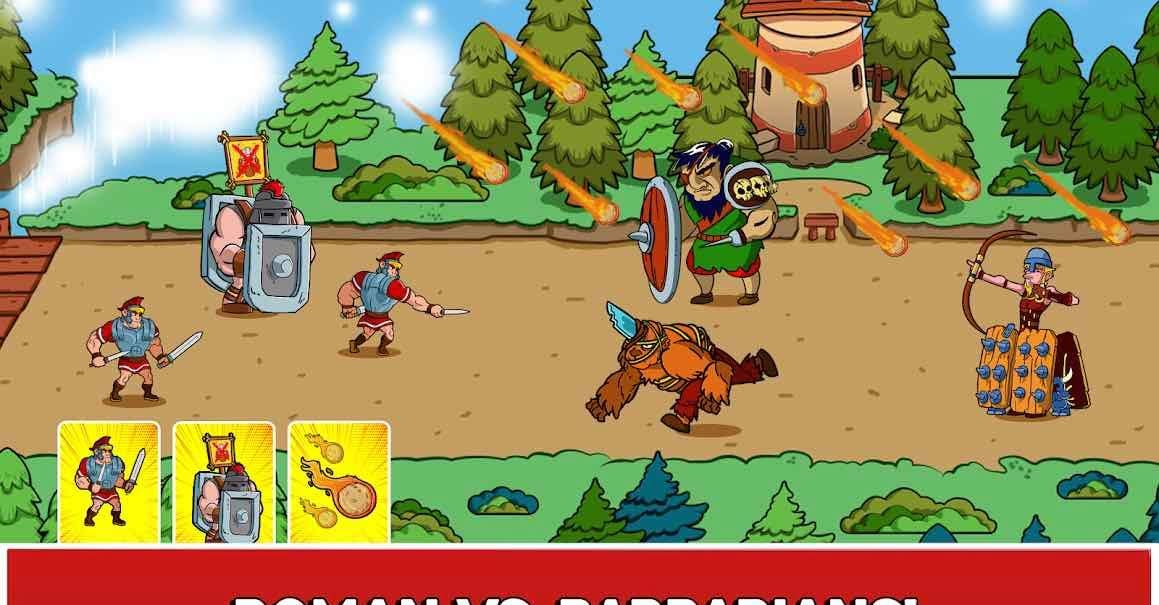 Empire Rush: Rome Wars & Defense (Tower Game) screenshot 3