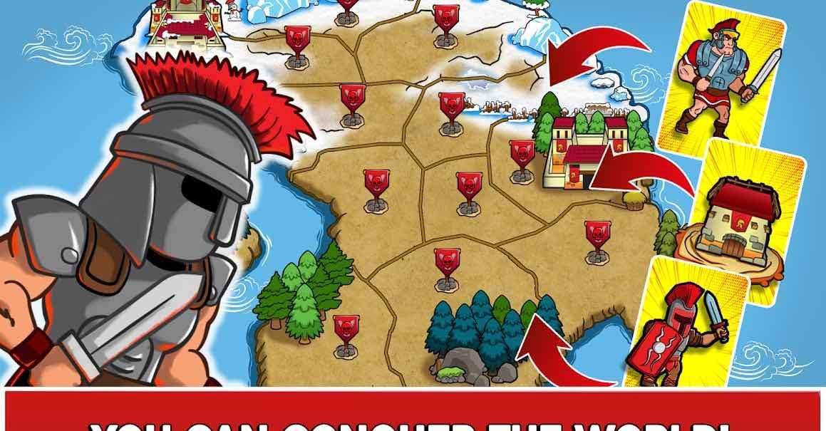 Empire Rush: Rome Wars & Defense (Tower Game) screenshot 4