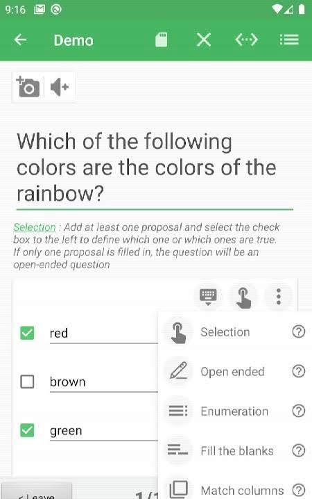 Quiz Maker Professional (create quizzes & tests) screenshot 2
