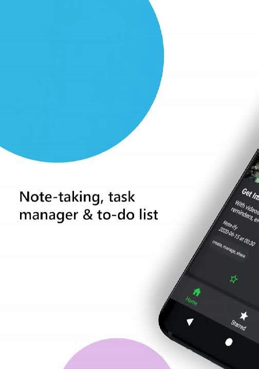 Note-ify: Note Taking, Task Manager, To-Do List screenshot 1