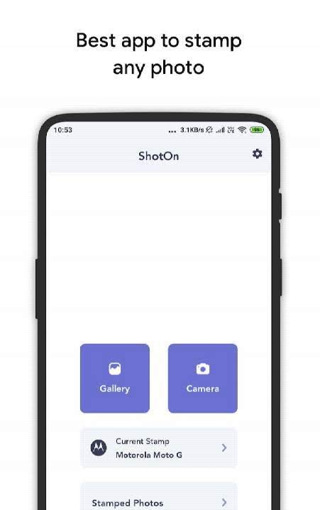 ShotOn - Photo Stamping App screenshot 1