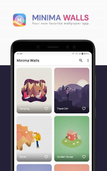 MinimaWalls - 4K Wallpapers and Backgrounds screenshot 1