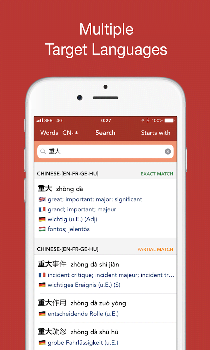 HanYou - Chinese Dictionary and OCR screenshot 4