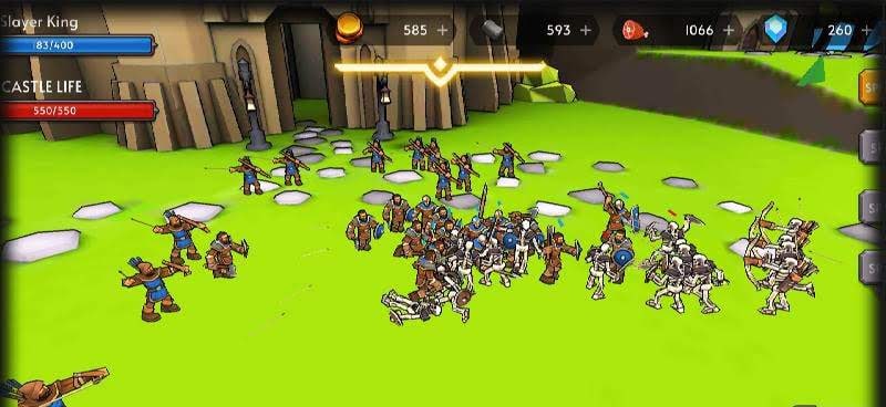 Epic Fantasy Battle Simulator - Kingdom Defense 3D screenshot 2