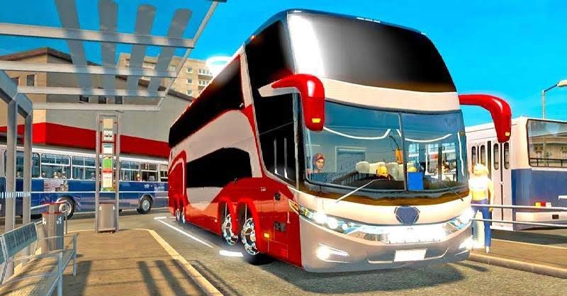 City Coach Bus Driving Simulator 3D: City Bus Game screenshot 1