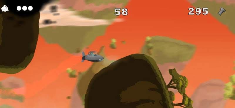 Big Rubble Little Ship - Endless Flying Adventure gameplay screenshot 3