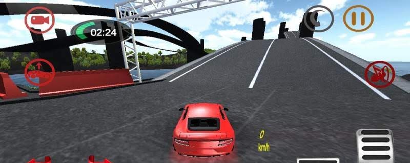 Extreme Bridge Racing. Real driving on Speed cars. screenshot 2