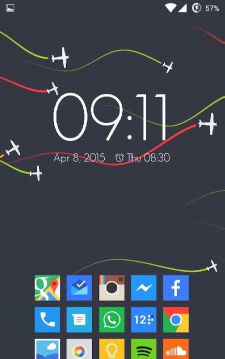 Minimal Planes Live Wallpaper screenshot 1