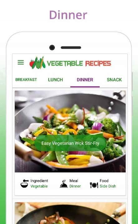 Healthy Vegetable Recipes screenshot 4