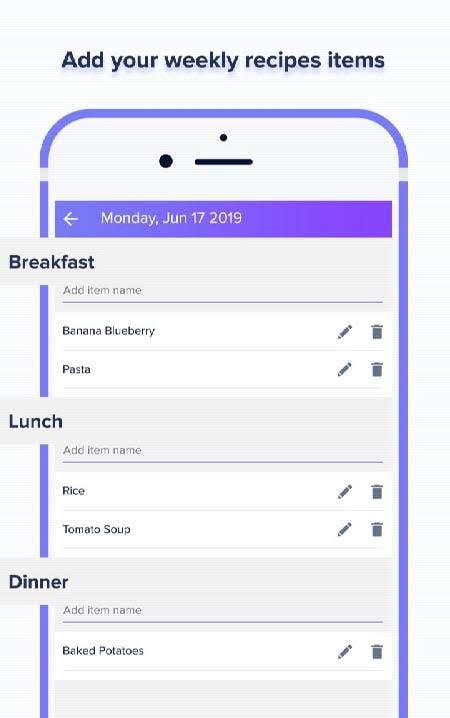 Meal Planner – Shopping List screenshot 3
