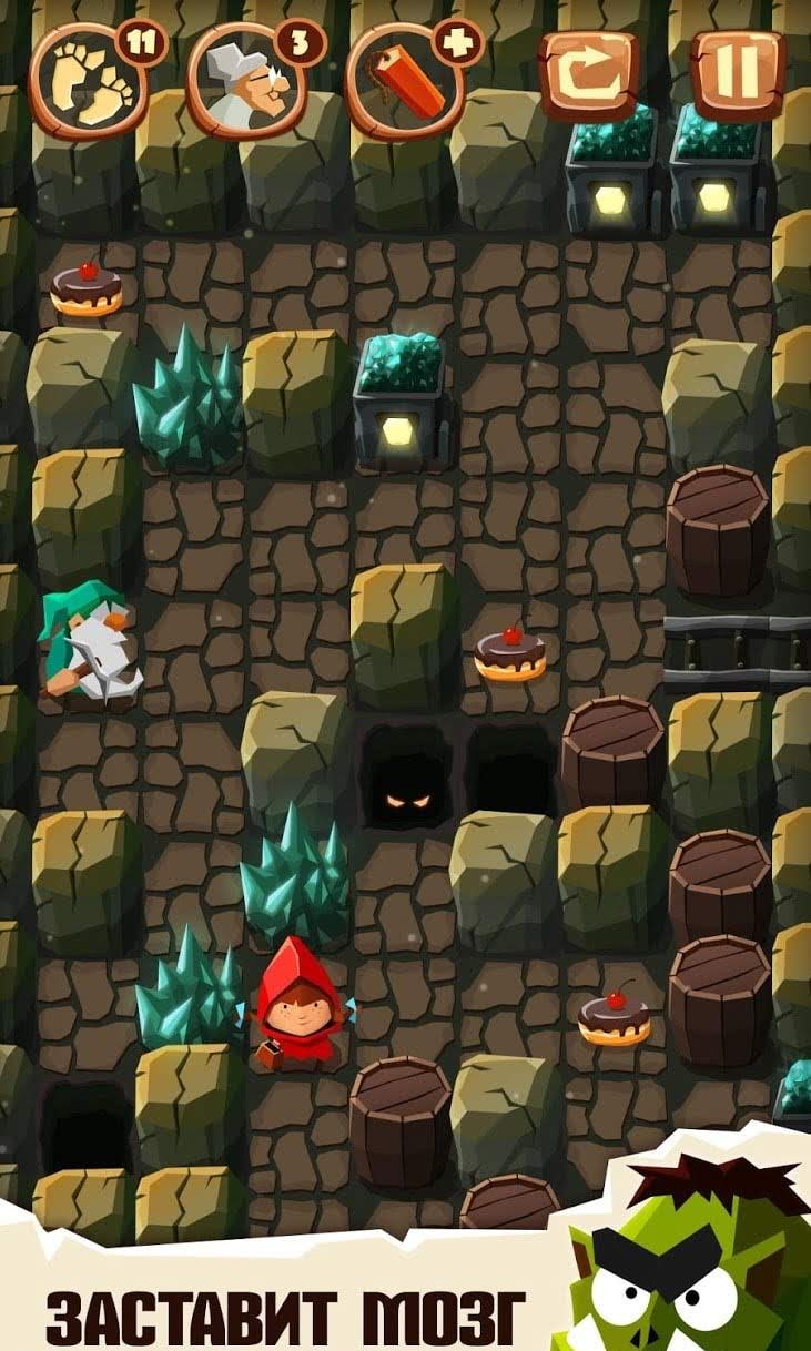 Bring me Cakes - Little Red Riding Hood Puzzle screenshot 3