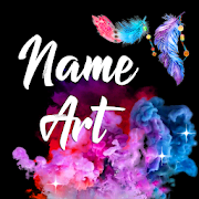 Name Art Maker - Write Text on Background