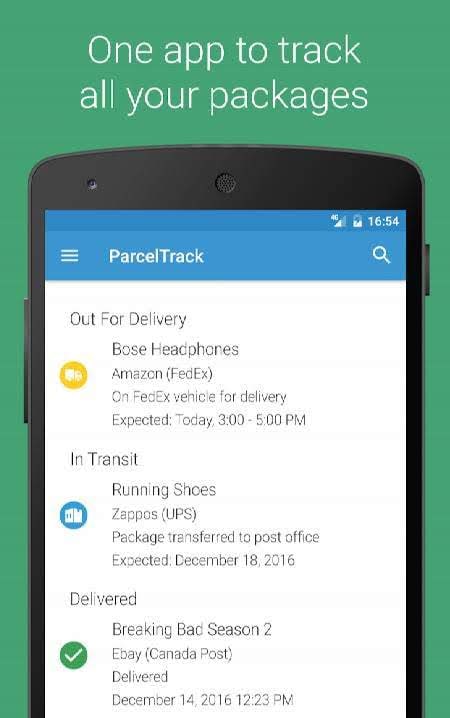 ParcelTrack - Package Tracker screenshot 1