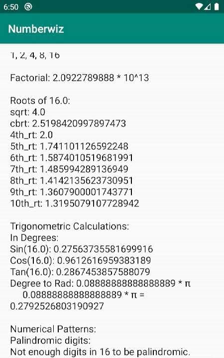 Numberwiz app preview 4