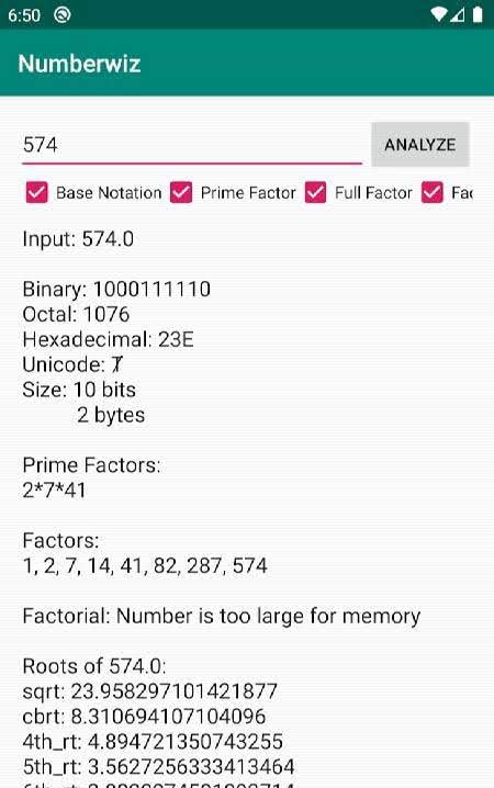 Numberwiz app preview 2