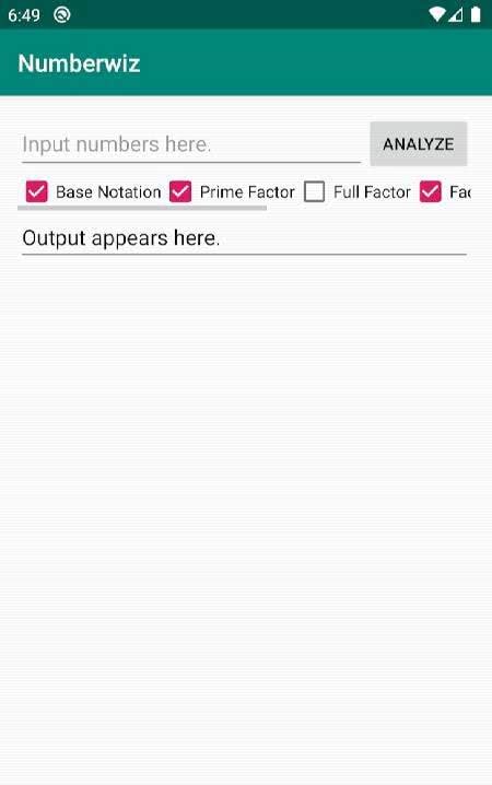 Numberwiz app preview 1