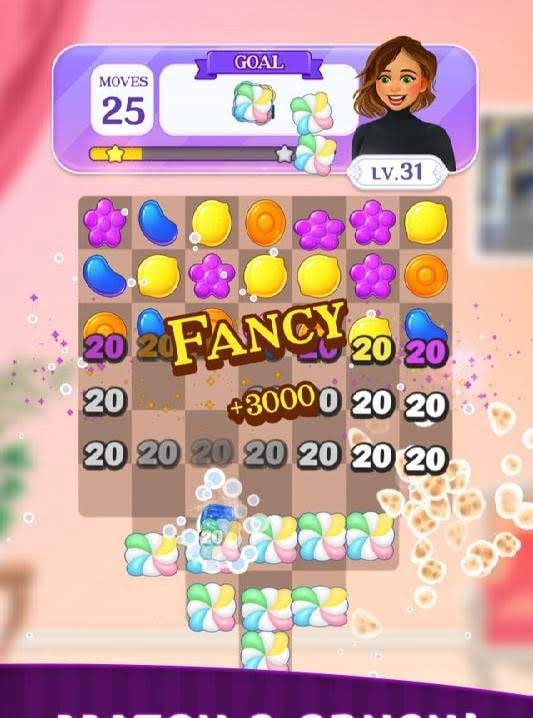 Nicole's Match : Dress Up & Match 3 Puzzle Game gameplay screenshot 2
