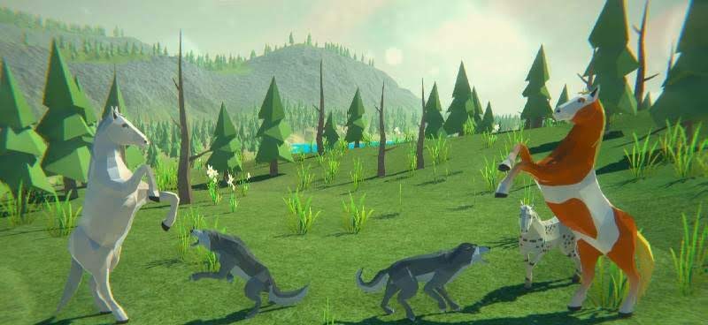 Forest Horse Simulator - 3D Game Online Sim screenshot 3