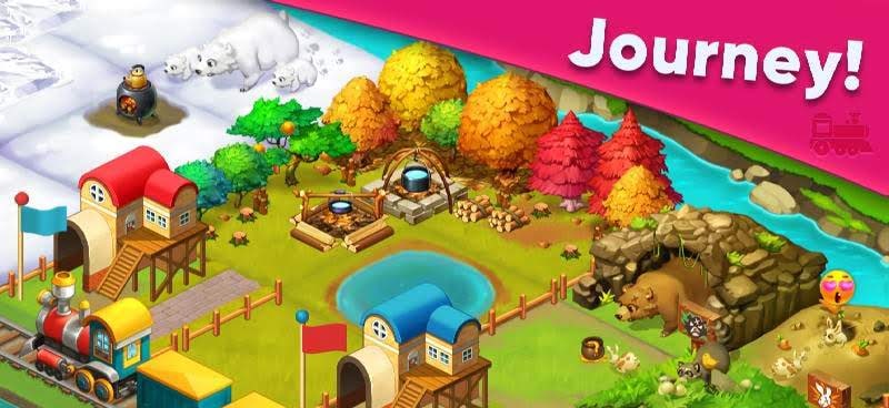 Train Town - 3 Match Merge Magic Puzzle Games screenshot 3