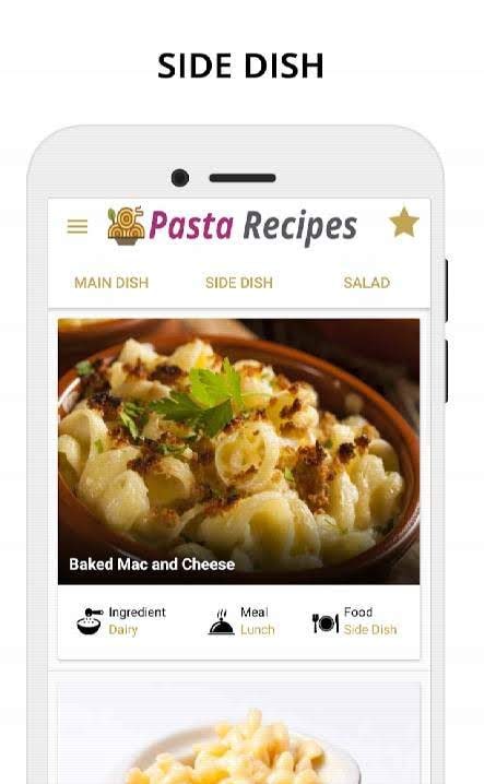 Pasta Recipes - Easy Pasta Salad Recipes App screenshot 3