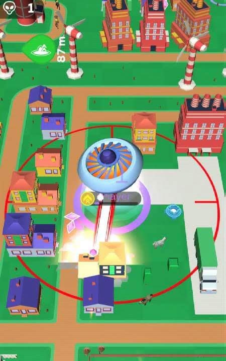 Crazy Spaceship.io: Alien Wars screenshot 1