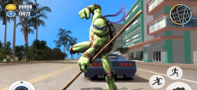 Adventure Turtle Hero Spider Ninja Rope Hero Gameplay Preview 3
