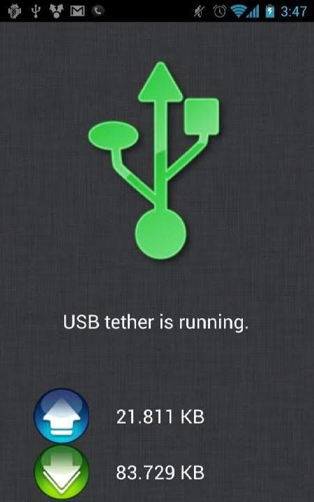 ClockworkMod Tether (no root) screenshot 3