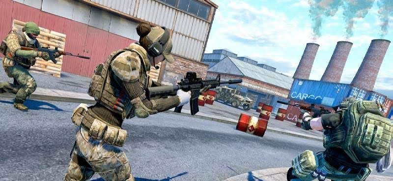 Commando Action : Team Battle - Free Shooting Game screenshot 2