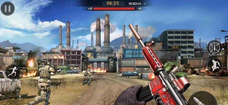 Commando Action : Team Battle - Free Shooting Game screenshot 1