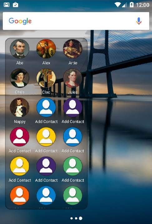 Mad Contacts Widget screenshot 2