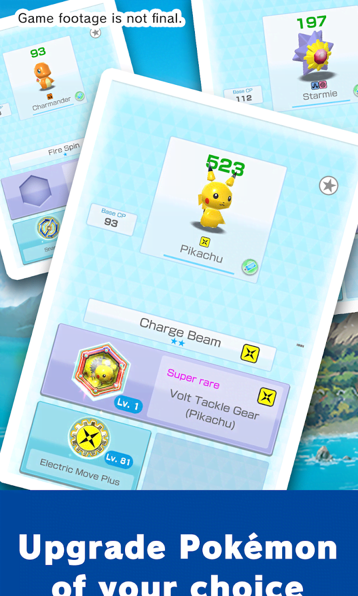 Pokémon Rumble Rush gameplay screenshot 1
