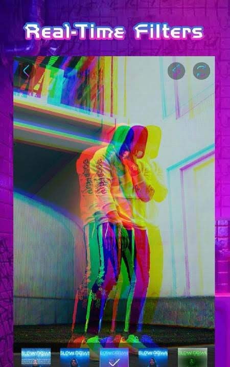 Glitchy - Psychedelic Camera for VHS & Glitch Art screenshot 1