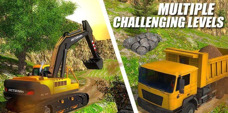 Heavy Excavator Crane - City Construction Sim 2017 screenshot 2