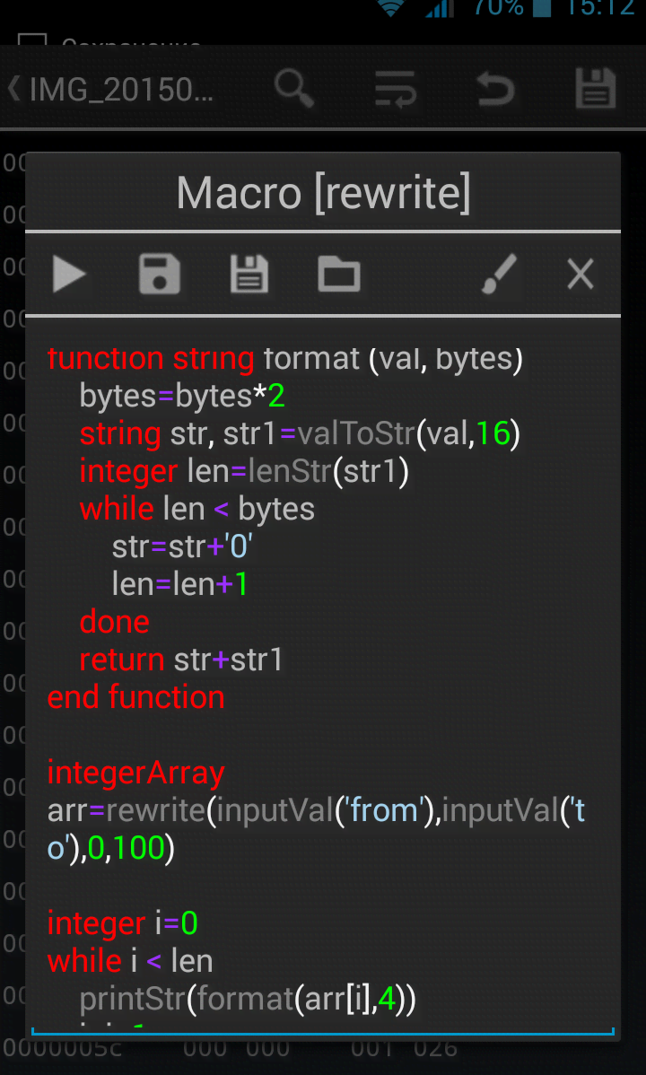HEX Editor screenshot 4
