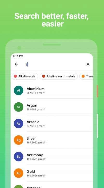 Chemical Elements & Properties screenshot 3